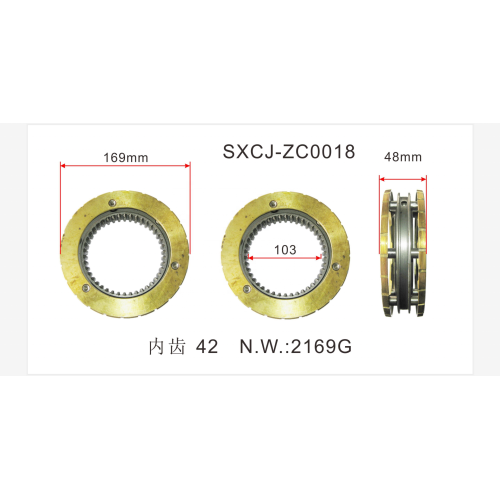 Japonais Cars Manual Gree Box Pièces Synchronizer OEM ME627387 pour Mitsubishi 6d14 / 15/16